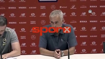 Jose Mourinho: "Bu ilk yarı, ikinci yarı Kadıköy'de!"