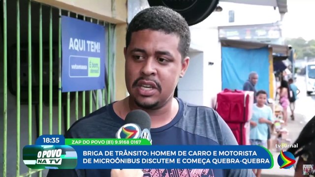 Briga de trânsito termina com agressão entre homens na Zona Norte do Recife