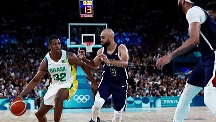 Brasil perde para os EUA e está fora do basquete nos Jogos Olímpicos
