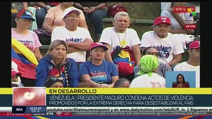 Pdte. Maduro aseguró que el pueblo derrotará al fascismo extremistas
