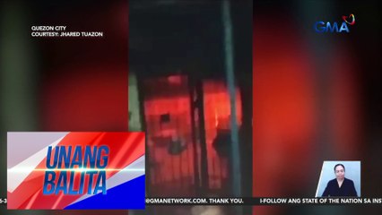 Lalaking na-trap sa nasusunog niyang bahay, pinagtulungang sagipin ng kaniyang mga kapitbahay | Unang Balita