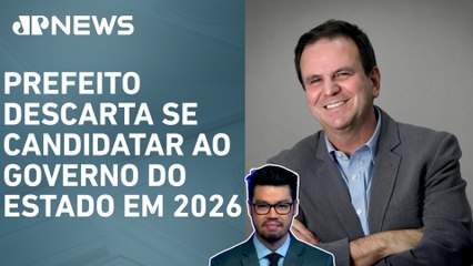 Eduardo Paes se compromete a cumprir mandato na Prefeitura do Rio de Janeiro se for reeleito