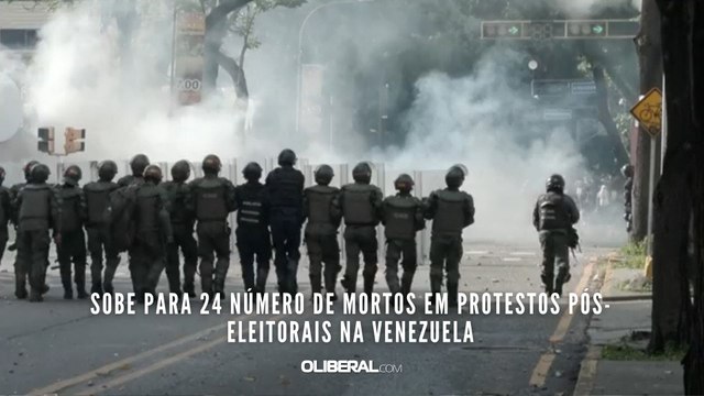 Sobe para 24 número de mortos em protestos pós-eleitorais na Venezuela