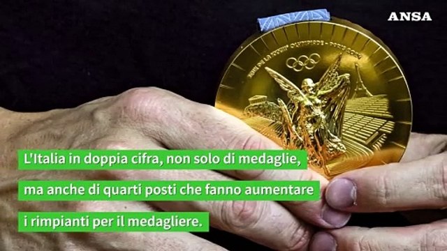 Italia in doppia cifra, anche di quarti posti