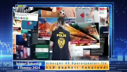 “SİBERGÖZ-49” Operasyonlarında; Hesaplarında 3 Milyar 750 Milyon TL dönen 110 Şüpheli Yakalandı