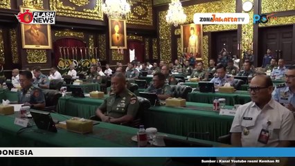WAMENHAN WAKILI MENHAN PIMPIN PENYERAHAN LAPORAN HASIL PEMERIKSAAN BPK RI ATAS LAPORAN KEUANGAN KEMHAN TAHUN 2023