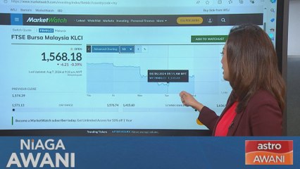 [Data & Statistik] Prestasi Bursa Malaysia setakat 7 Ogos 2024