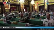 penyerahan Laporan Hasil Pemeriksaan (LHP) Badan Pemeriksa Keuangan (BPK) RI atas Laporan Keuangan Kementerian Pertahanan (Kemhan) tahun 2023.