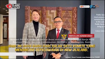 Menteri PANRB Lakukan Kunjungan Kerja ke New Zealand Public Service Commission (NZPSC) di Wellington