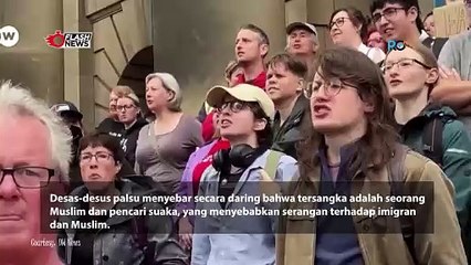 PM Inggris Mengatakan Siap Menghadapi Perusuh