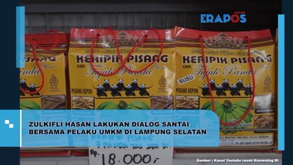 Zulkifli Hasan Lakukan Dialog Santai Bersama Pelaku UMKM Di Lampung Selatan