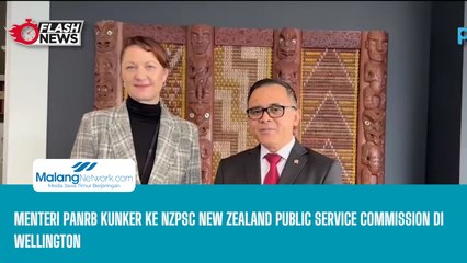 Menteri PANRB Kunker Ke NZPSC New Zealand Public Service Commission di Wellington