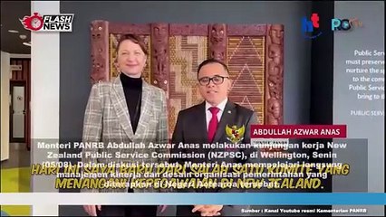 Menteri PANRB Kunker Ke NZPSC New Zealand Public Service Commission di Wellington
