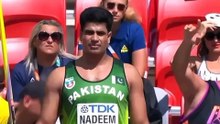 Oh Babar Azam announced 1 crore  Arshad Nadeem after qualifying in the final of Javelin throwVID-20240807-WA0001