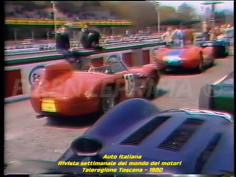 Auto italiana. Programma settimanale del mondo dei motori e delle auto. Teleregione Toscana. 1980