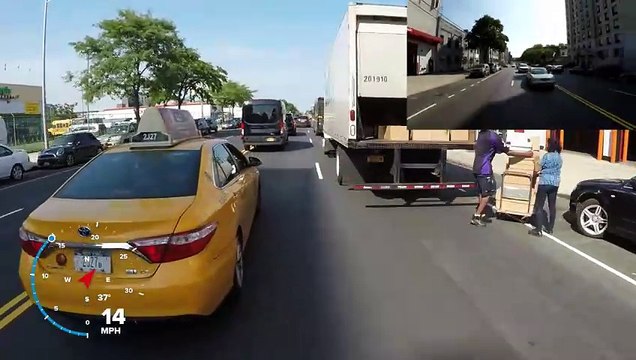 New York City 21St Street From Queens Plaza to 30Th Avenue With Gopro Speedometer Overlay - Attractions