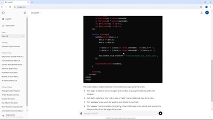 ChatGPT Course Section 13 Generating HTML Animations