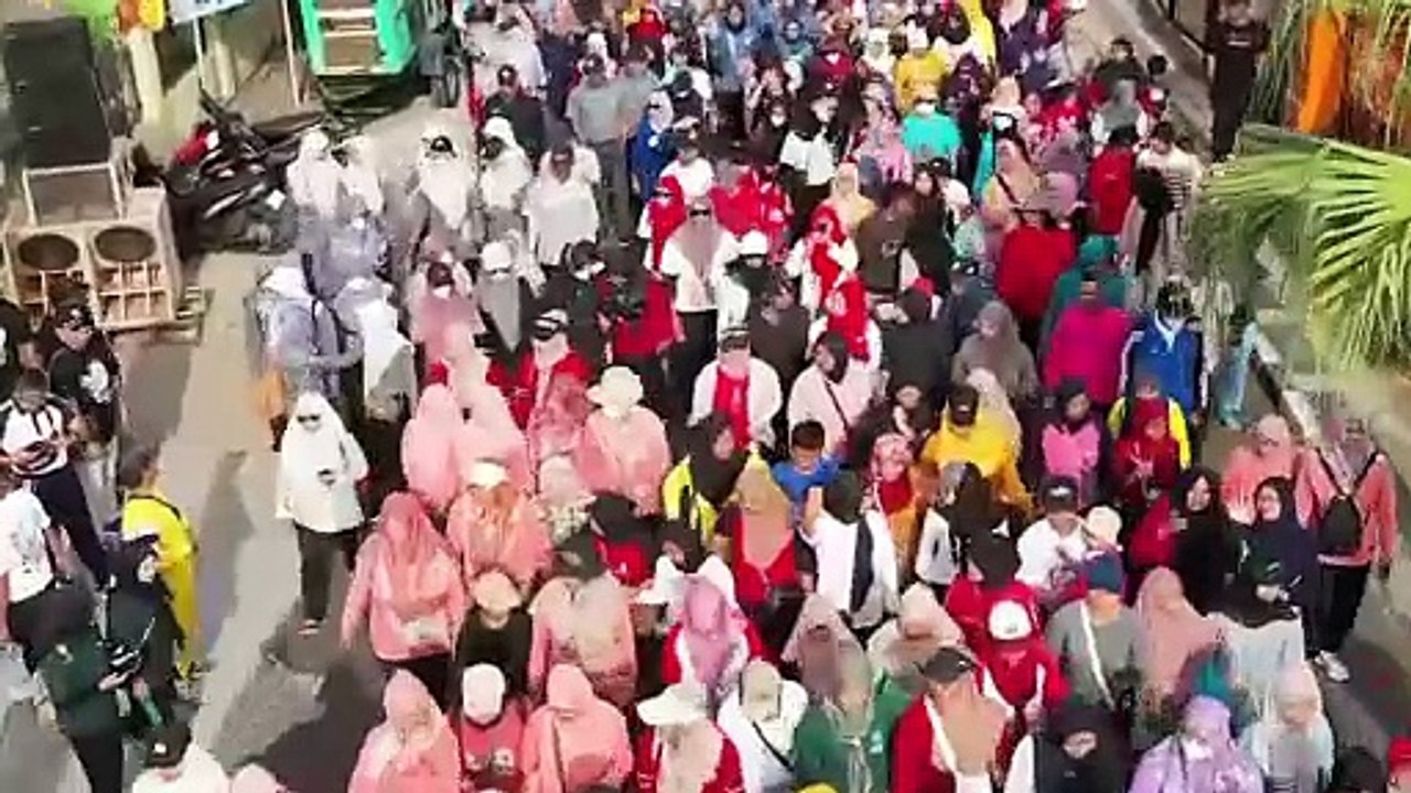 Jalan Sehat Kapanewon Paliyan Meriahkan HUT RI ke-79 Bersama Bupati Gunungkidul