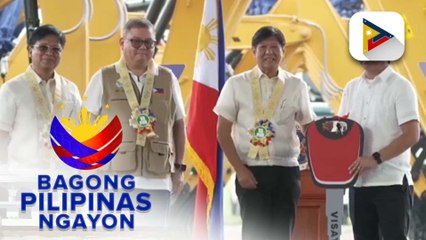PBBM, pinangunahan ang turnover ng kagamitan para sa irigasyon sa Pampanga