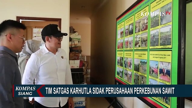 Cegah Kebakaran Hutan dan Lahan, Tim Satgas Karhutla Jambi Sidak Perusahaan Perkebunan Sawit