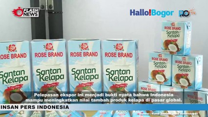 Mendag Zulkifli Hasan Lepas Ekspor Produk Kelapa Rp25,3 Miliar dari Lampung