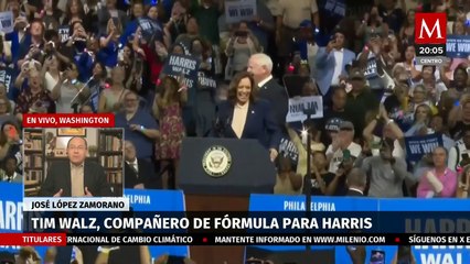 ¿Qué reacciones hay en EU tras anuncio de Tim Walz como candidato a la vicepresidencia?