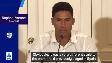 Varane looking to use Man United and Real Madrid experience with Como