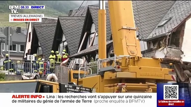 L'effondrement d'un hôtel en Allemagne fait un mort et huit personnes piégées sous les décombres