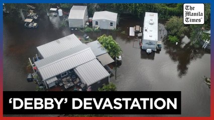 Tropical Storm Debby drenches Southeast with rain, high water