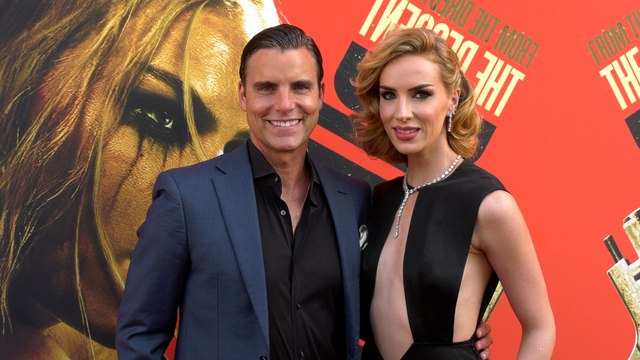 Colin Egglesfield and Charlotte Kirk attend the red carpet premiere of Duchess in Beverly Hills
