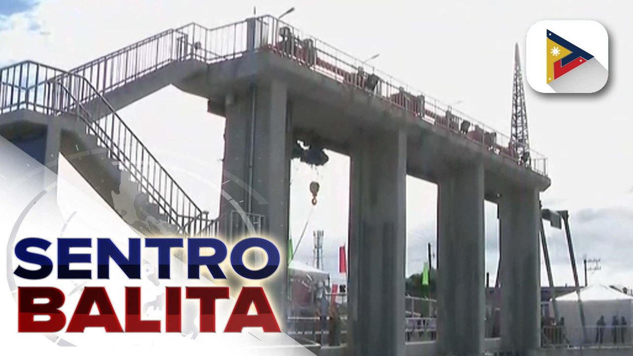 Flood mitigation project sa Pampanga, pinasinayaan ni PBBM.; Apat na river channels, saklaw ng proyekto