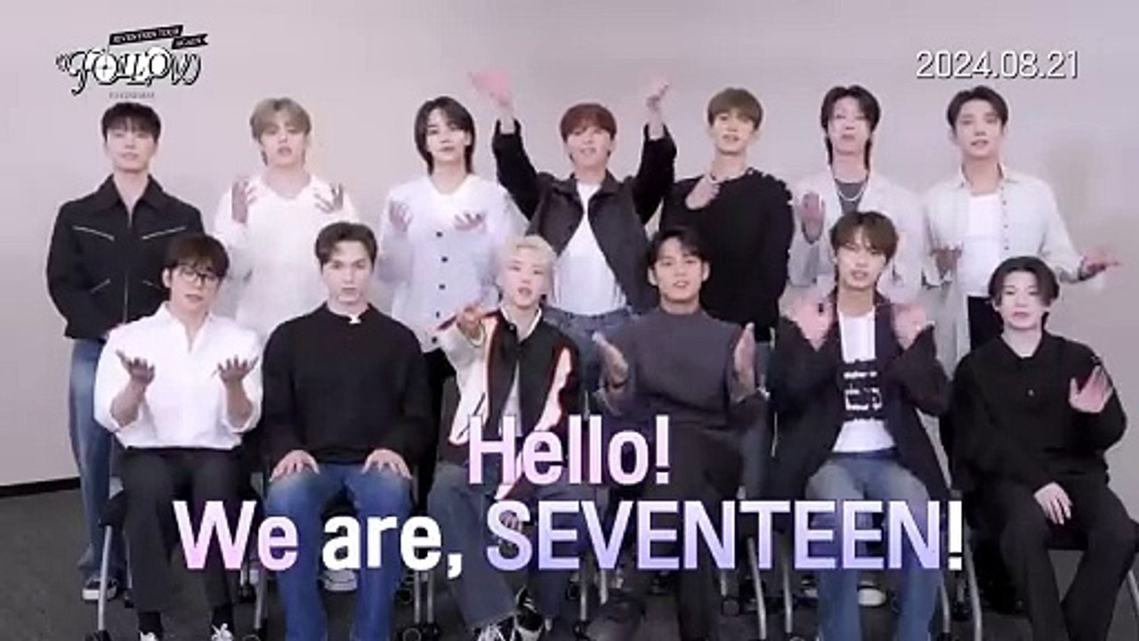 SEVENTEEN Tour Follow Again To Cinemas | Trailer 1 - video Dailymotion