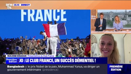 "Ce sont des souvenirs qui resteront gravés": Maxine Eouzan, présentatrice au Club France, témoigne de l'engouement des Français pour ces JO