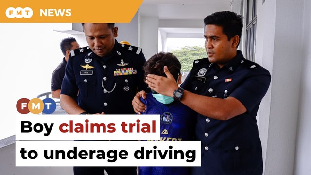 12-year-old pleads not guilty to underage driving