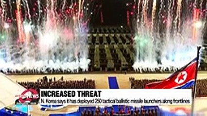 condit... North Korea says deployed 250 condit...launcher front