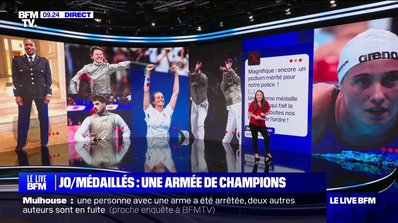 LES ÉCLAIREURS - Qui sont ces athlètes médaillés aux Jeux de Paris 2024 et qui sont gendarmes ou policiers dans la vie?