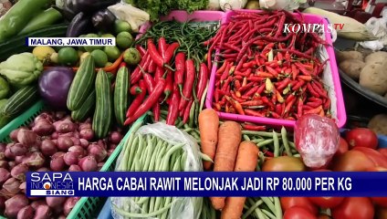 Harga Cabai Rawit di Pasar Tradisional Klojen Kota Malang Tembus Rp 80.000 Per Kg