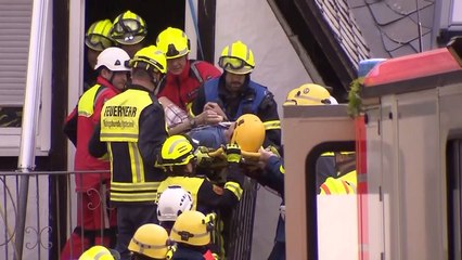 Germany hotel collapse: One dead and eight trapped in wreckage after horror incident in Kroev