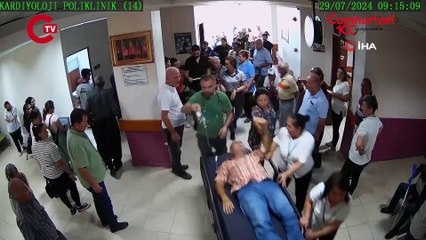 Muayene sırası beklerken kalp krizi geçirdi