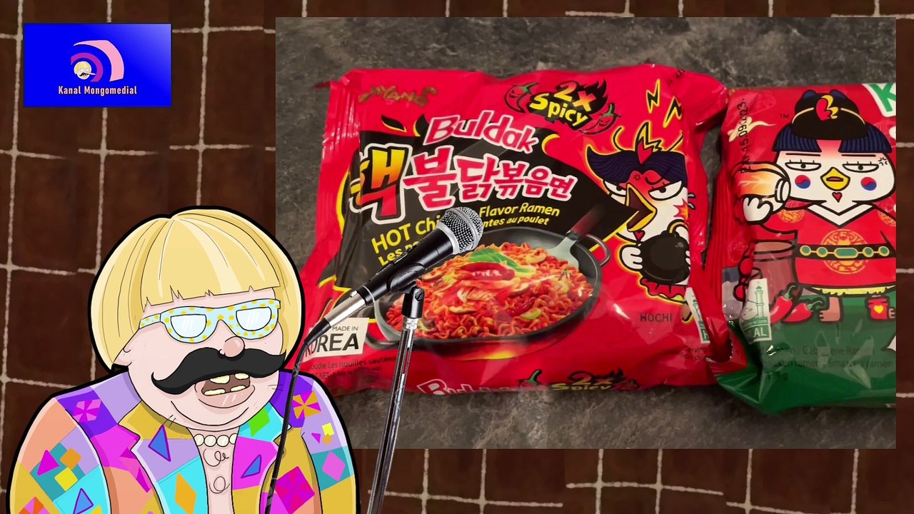 Mongotar: Scharfe Nudel Herausforderung mit PRETTY BOY TED |Gemischte Lachkuh Tüte