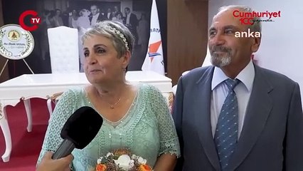 Muratpaşa Belediyesi’nin yaşlı evlerinde tanışan çift dünya evine girdi