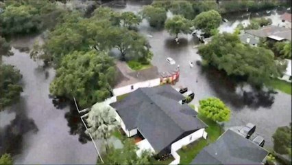 Hurricane Debby: Video shows homes and vehicles partly submerged in Sarasota, Florida