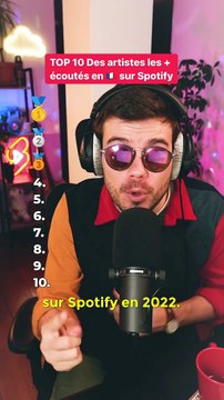 Top 10 des artistes les plus écoutés sur Spotify en France Et toi tu écoutes qui ? Connais-tu ces acteurs qui ont refusé des grands rôles de cinéma ? C'est juste ici @LE DAM'S ✨ C'est le top 10 des artistes les plus écoutés en france sur