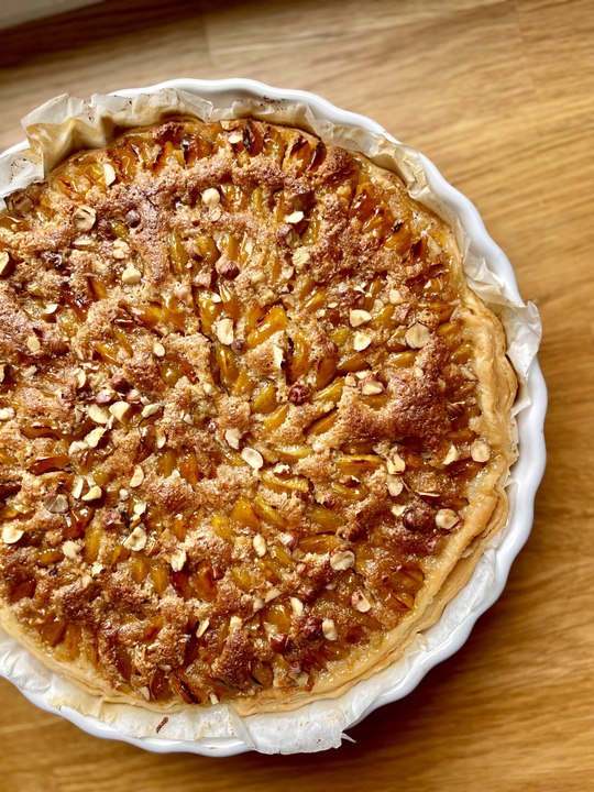 Tarte Mirabelles et Noisette | Recette Facile et Rapide avec Crème de Noisette et Amaretto