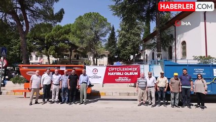 Denizli Büyükşehirden üreticiye ekipman desteği