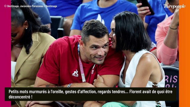 Florent Manaudou, spectateur perturbé pour le match de basket de la France : sa chérie Lola n'y est pas pour rien