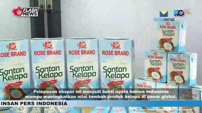 Mendag Zulkifli Hasan hadiri Pelepasan Ekspor Produk Olahan Kelapa Senilai Rp25,3 Miliar di Lampung