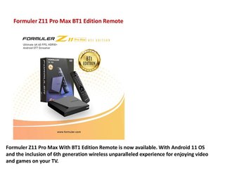 Formuler AndroidOTT Media Streaming Boxes