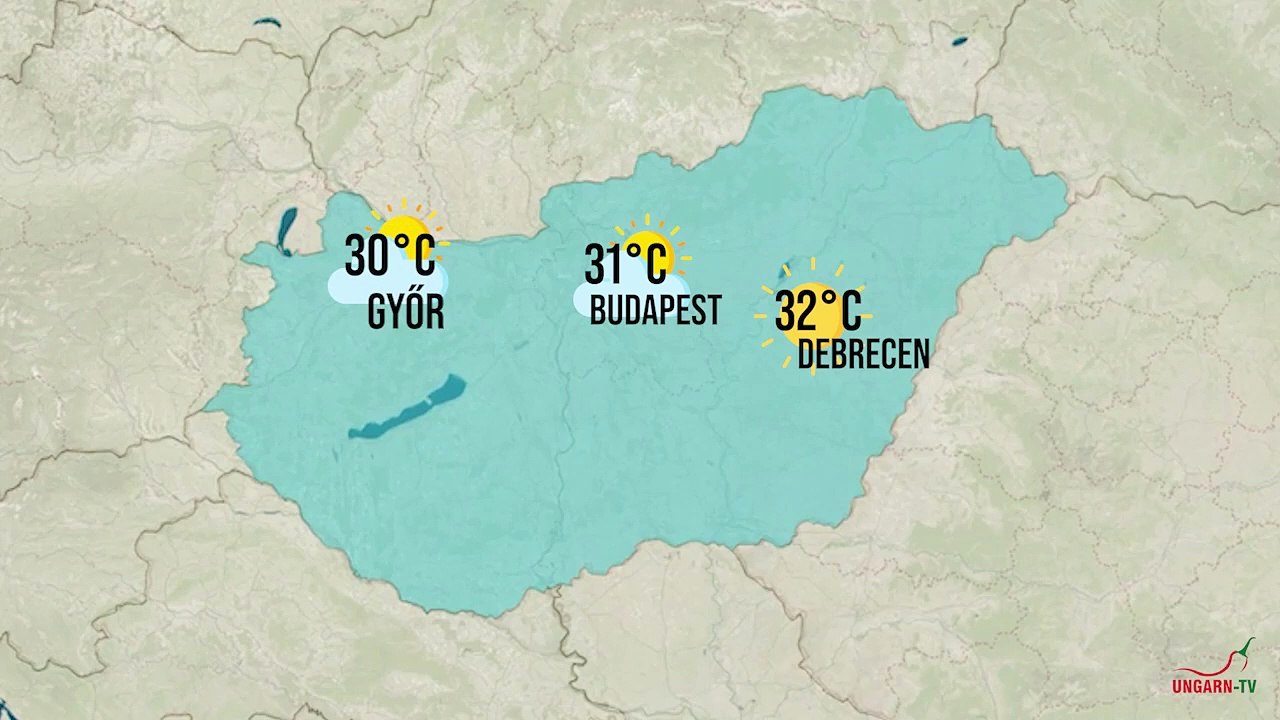 Das Reisewetter in Ungarn am 08.08.2024