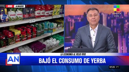 Economía: bajó el consumo de yerba